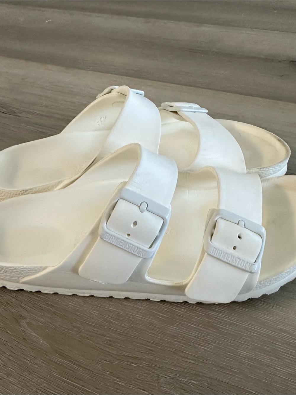 Birkenstock Arizona Essentials EVA Sandals White 39 8-8.5 - Picture 11 of 15
